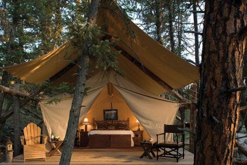 charlestondoc:  The ultimate tent-camping experience