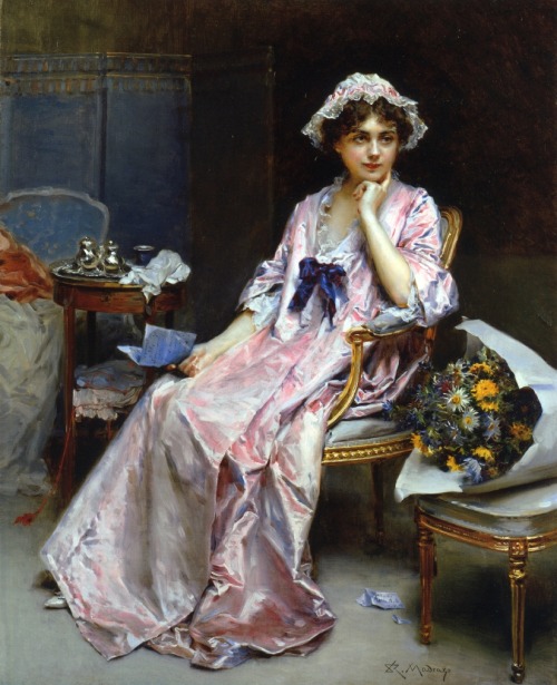 The Reluctant Mistress. Raimundo de Madrazo y Garreta (Spanish, Realism, 1841–1920). Oil 