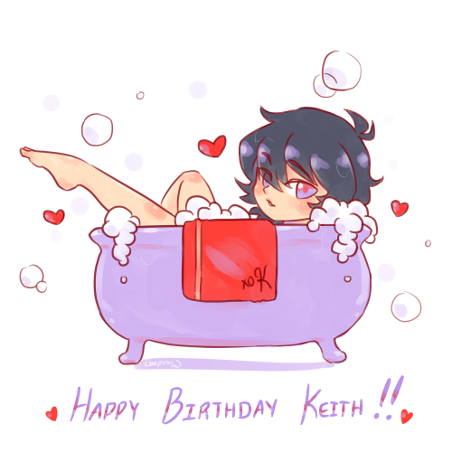  Happiest of birthdays to our gorgeous inspiration, Keith!! We hope you spend the day like we do — c