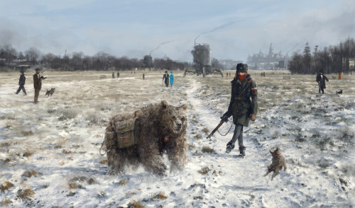 theartofanimation:Jakub Rozalski  -  www.artstation.com/artist/jakubrozalski  