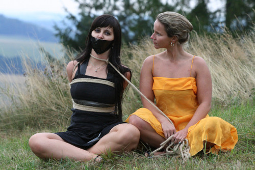 decadentbdsmcollection: Alexis for the first time in 2 months is outside of the schools isolation wi