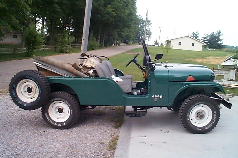 rollerman1:The Jeep CJ-6. Made from 1955-75. It was a CJ-5 with 20" added behind the door opening & ahead of the rear fender arch. The wheelbase was 101-inches from 1955-1971, 104-inches from 1972-1975.