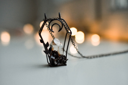 beautycreek:Gorgeous coffin necklace available at BCreek’s Shop