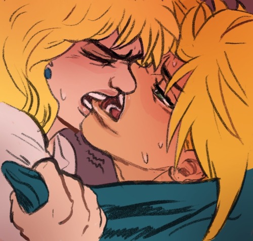 betaruga: haha I know this is kinda spicy but :O I like drawing kissies so… First mega-art post is h