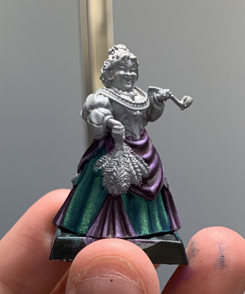I Know No One Here Follows Me For Or Particularly Cares About D&D Minis But LOOK At This SKIRT I Painted