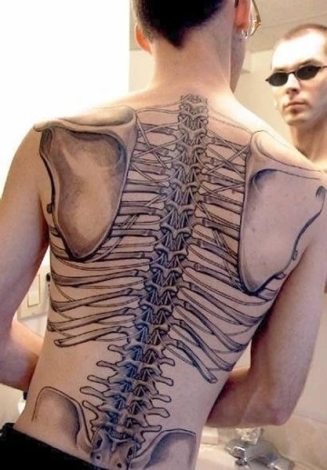 psychobat-art:  Anatomical tattoos!