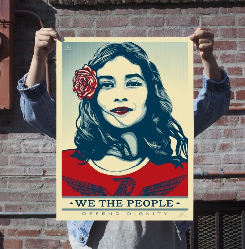 We The People is a new Kickstarter project from the Amplifier Foundation featuring the artwork of Sh