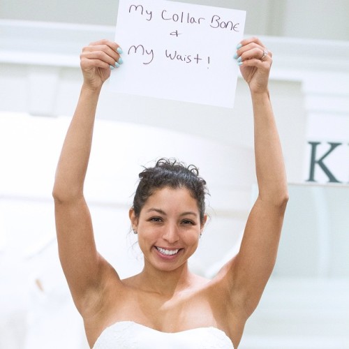 Part II of our shape issue series celebrating brides’ bodies is Jillian C., whom we met at @kl