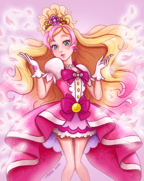 Cure Flora ✨from my fav Precure series Go! Princess Pretty Cure The Princess of the Blooming flowers