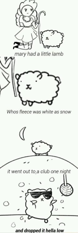 thebest-memes:  “Mary had a little lamb”