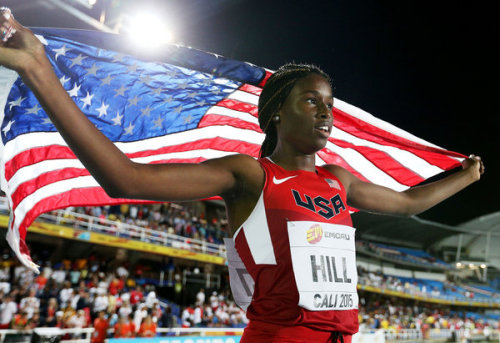 thechickfix:  When Candace Hill became the fastest teenage girl the United States has ever clocked, sprinting 100 meters in 10.98 seconds in June, she was suddenly good enough not only to qualify for next summer’s Rio Olympics, but also to potentially