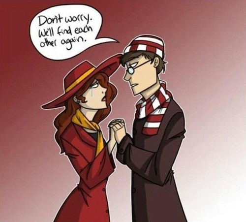 starkidstella:  Now shipping Waldo x Carmen Sandiego So perfect together  