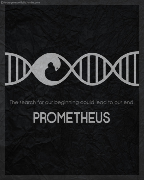 Minimal Film Poster - Prometheus (2012)