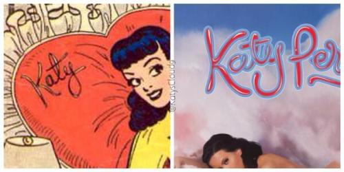 workbitchs:  The truth has been revealed: Katy Perry is nothing but a copy of a 50s’ comic book character called “Katy Peene”        Even when someone goes through the trouble of going for something obscure nobody in the right mind should know about,