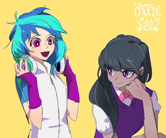 MUNJI MLP Blog — Could you please draw DJ pon 3 and Octavia human...