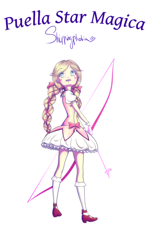 Crossover time!! It’s star as a magical girl (ﾉ◕ヮ◕)ﾉ*:･ﾟ✧ (because why not?) Also literally th