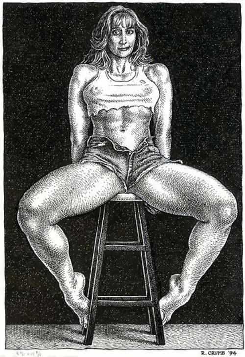 justineportraits: Robert Crumb   ill. for Art and Beauty Magazine 1996 Follow Thikkery