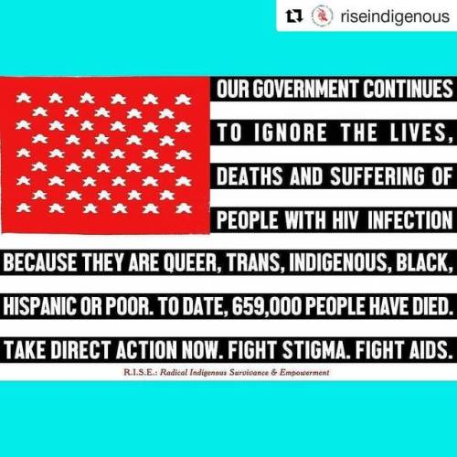 #Repost @riseindigenous (@get_repost)・・・#WorldAIDSday // please share.High resolution poster based o
