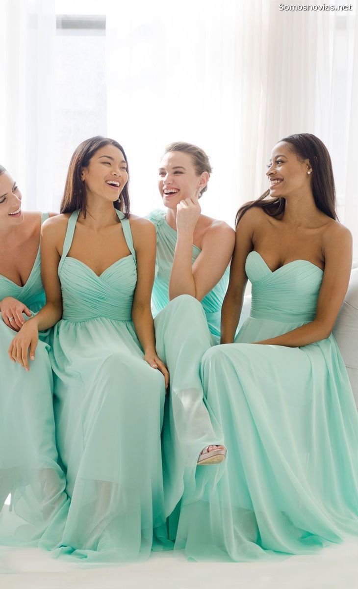 somosnovias: Vestidos de Damas de Honor Verde ➤... - Vestidos de fiesta, vestidos  de gala, vestidos de
