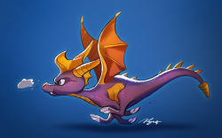 kasette:  a lil spyro, since I’ve been replaying the first