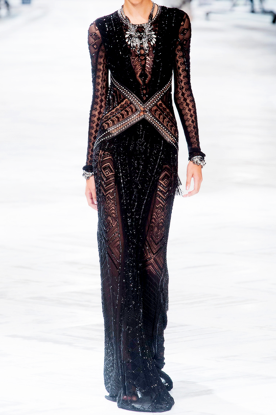 Roberto Cavalli at Milan Fashion Week Spring 2014 - Tumblr Pics