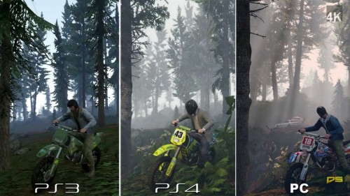 trikeytidbits:  armed-with-haggis:  I came across this amazing comparison of graphics on GTA V between the PS3, PS4 and PC versions.   Check out the video here  Astounding