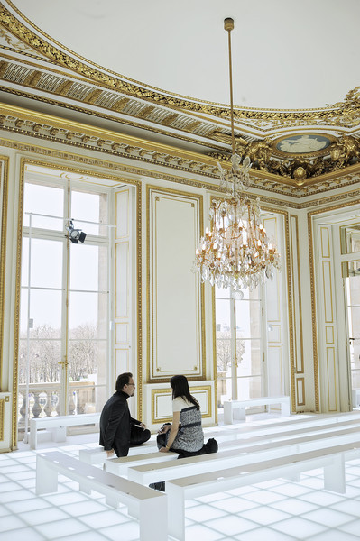 vlada-sasha-natasha:  Balenciaga Showroom Fall 2010