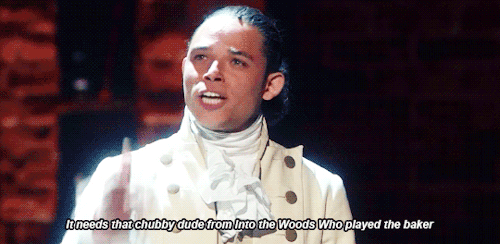 getloveforit:  The cast of Hamilton introducing host James Corden at the Tony Awards x 