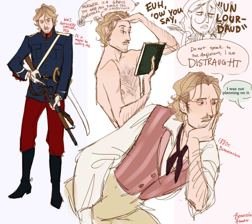 brighidin:so… how bout that turn-of-the-century aph france with an artsy bohemian moustache, guys? g