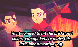 avatarparallels:  Korra: So why is Bolin running around with the Triple Threat Triad,