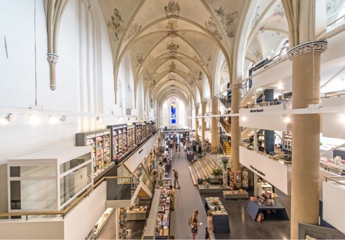 erikkwakkel:Medieval church turned into bookstoreHere is something the book lovers among you will en
