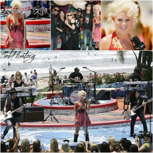 pink-history:On This Day in #PinkHistory 30th May 2006 @Pink performed Who Knew on MTV TRL w