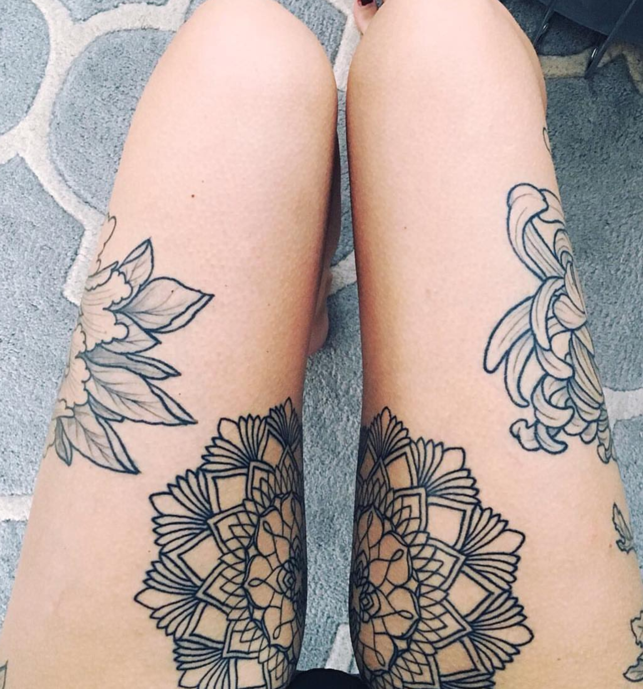Sacred geometry mandala style forearm tattoo process tattoo artist Do... | geometric  tattoos | TikTok