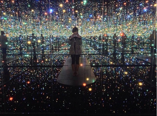 File under: want to go to there.Yayoi Kusama&rsquo;s &ldquo;Infinity Mirrored Room&ndash