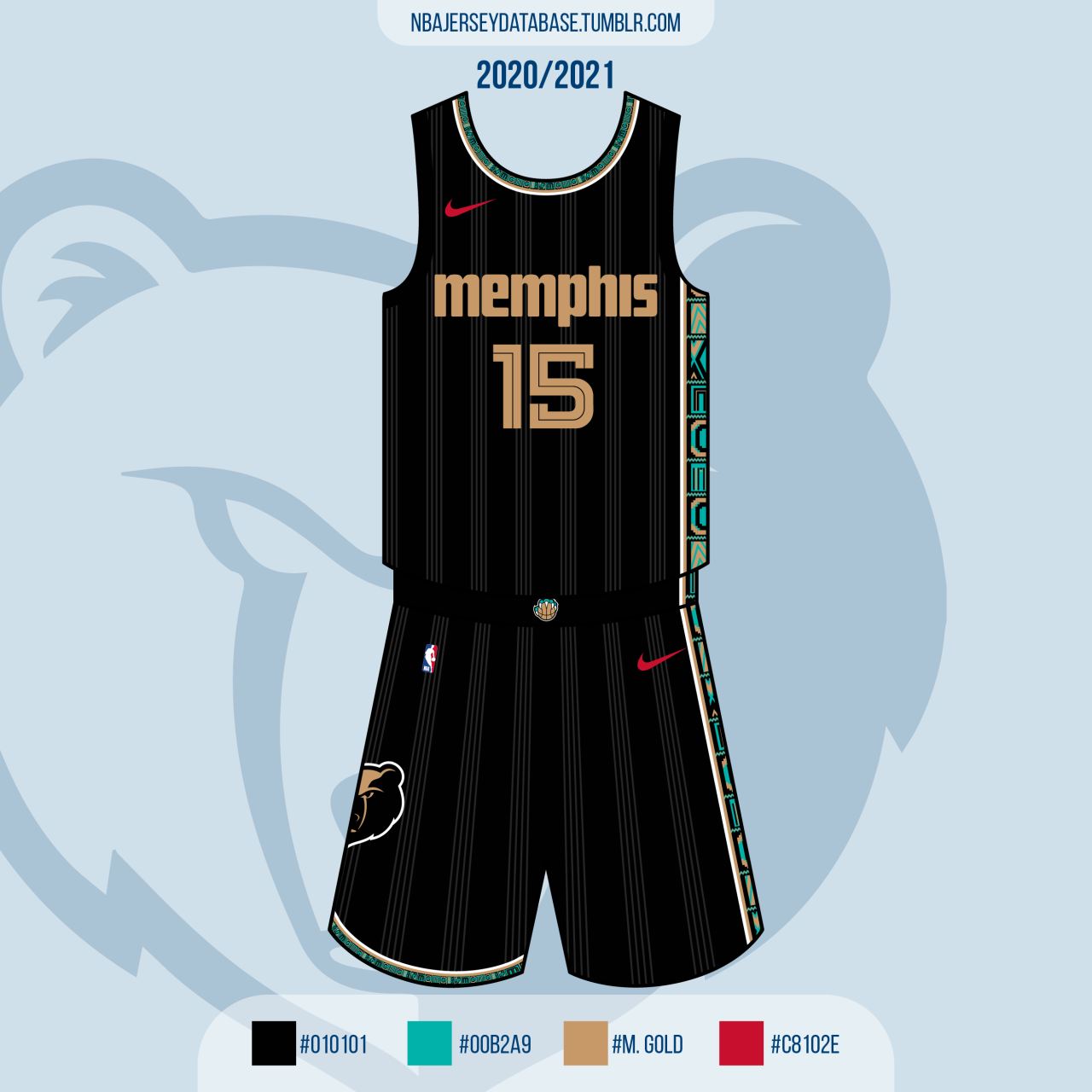 memphis grizzlies new jersey 2021