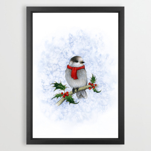 mariya-o:  This year’s holiday card, hot off the press!  Cards and prints available: RedB