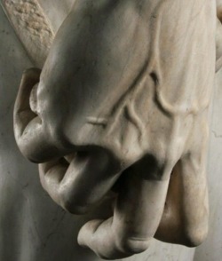 darksideofart:  Michelangelo’s David. Details. (1501-1504). 