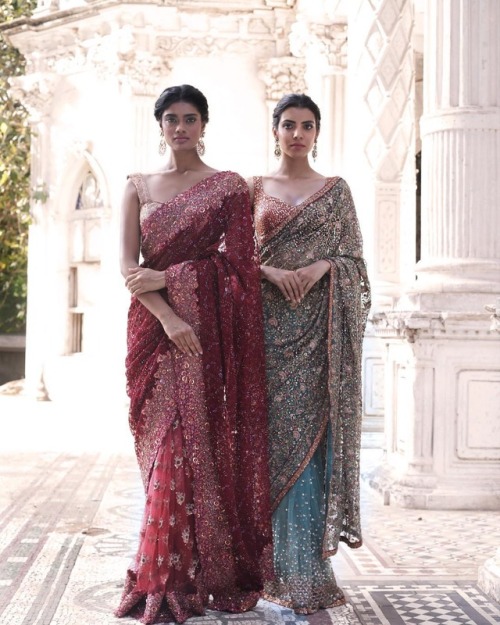 The Merchant Princess by Shyamal and BhumikaModels: Archana Akhil Kumar &amp; Arshia Ahuja