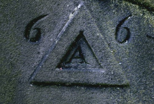 Grave with Esoteric Symbols- Edinburgh Scotland