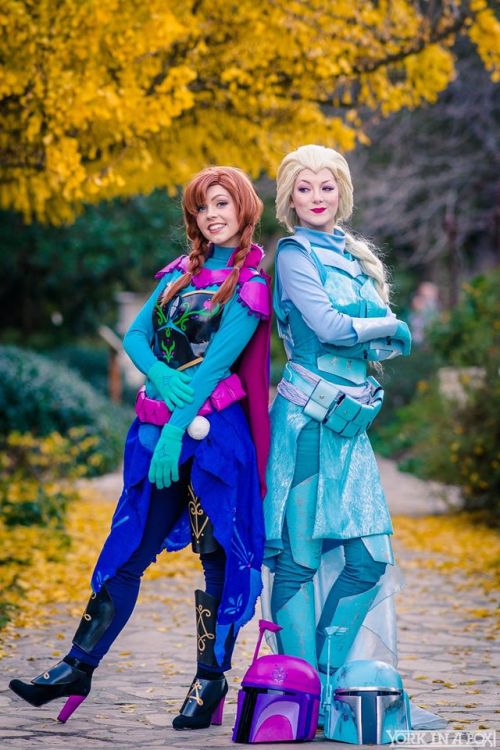 queens-of-cosplay: Elsa &amp; AnnaCosplayers: Ashlynne Dae &amp; LifeofShel