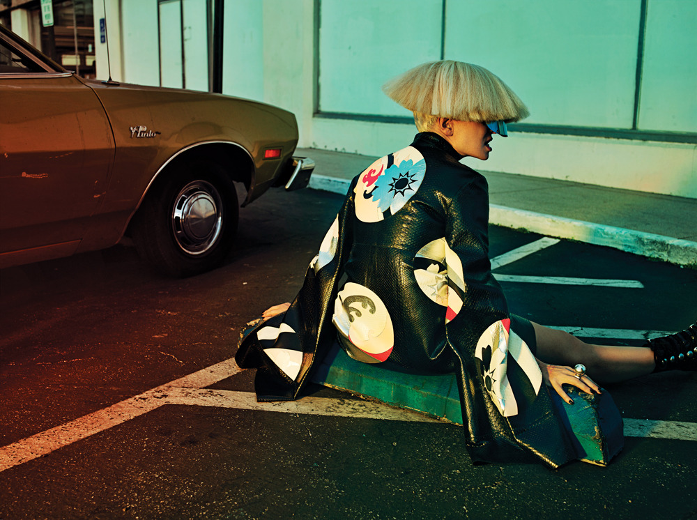 edenliaothewomb:Sia Fuler, photographed by Gregory Harris for INTERVIEW, April 2015.