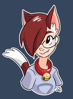 Inkstash: Quantumsmut:  Did Some Reworking Of My Artist Avatar: The Quantum Kitty.