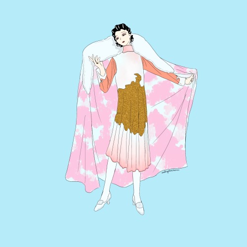 audreydoeskaren:Chinese fashion ca. 1930I love this look a lot so I made another drawing :3 This one