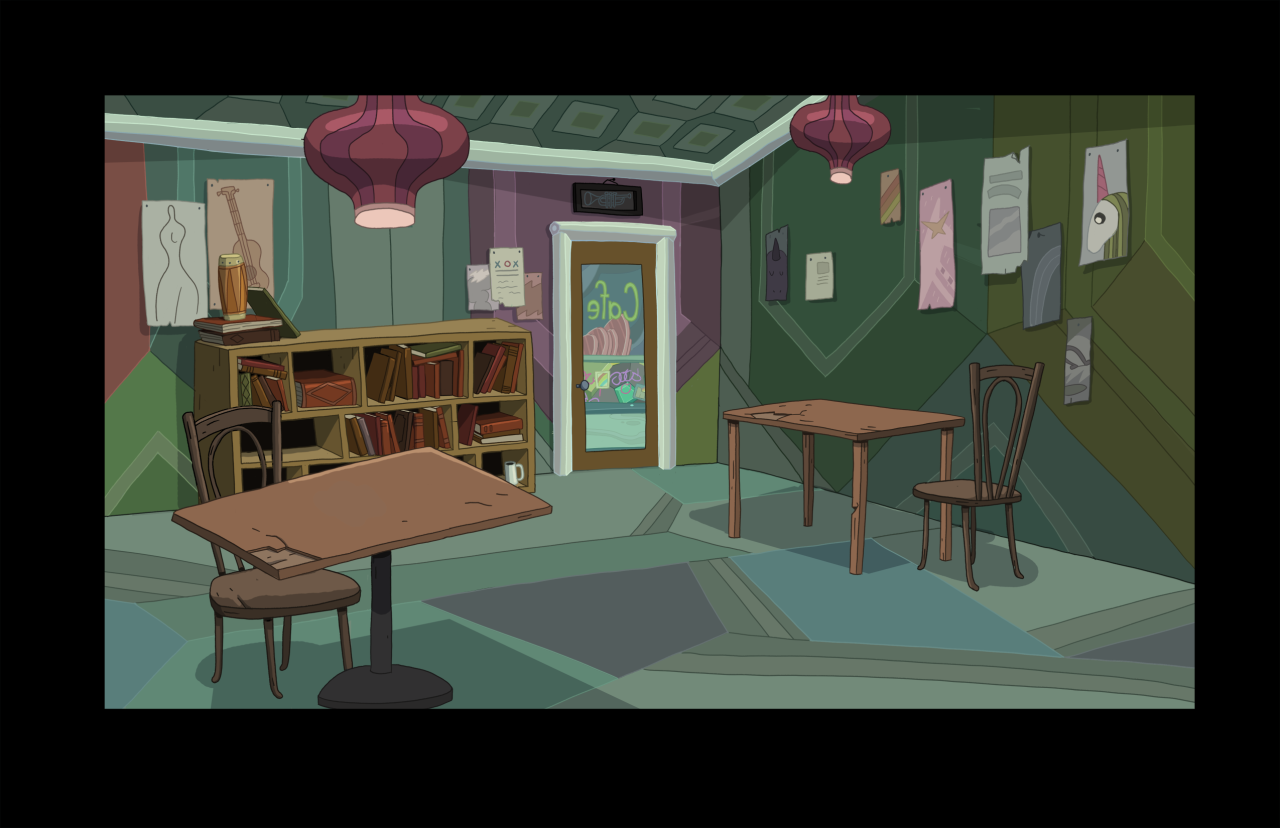 selected backgrounds (2 of 3) from Lady Rainicorn of the Crystal Dimensionart director