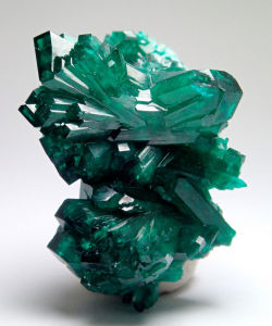 bijoux-et-mineraux:  Dioptase Bowtie - Kaokoveld Plateau, Namibia