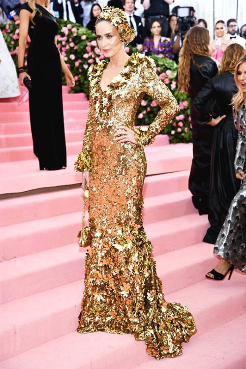 EMILY BLUNT2019 Met Gala: ‘Camp: Notes on Fashion’, New York City (May 6, 2019)