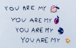 darling-darren:  cometpng:  You are my peach You are my plum You are my earth You are my sun   -