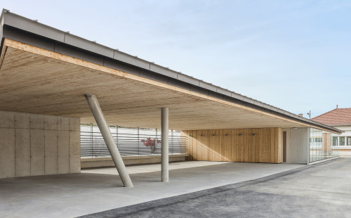 brvtalisme: Primary School J.Jaurès II YOONSEUX Architectes Livry-Gargan, France