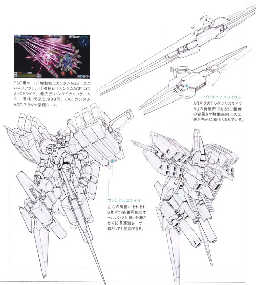 ohnicegundam:  Mobile Suit Gundam AGE EXA-LOG: AGE-3L Gundam AGE-3 Laguna