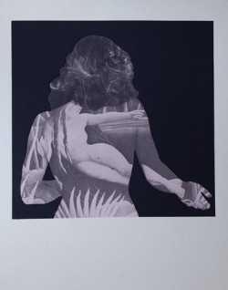 gacougnol:  Jana ŽelibskáPleasant Transformation of Woman’s Body Caused by Henri Rousseau II 1978  Color silkscreen cardboard